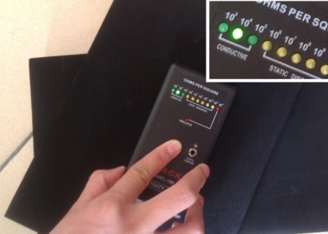 防靜電EVA內襯為什么是黑色的？